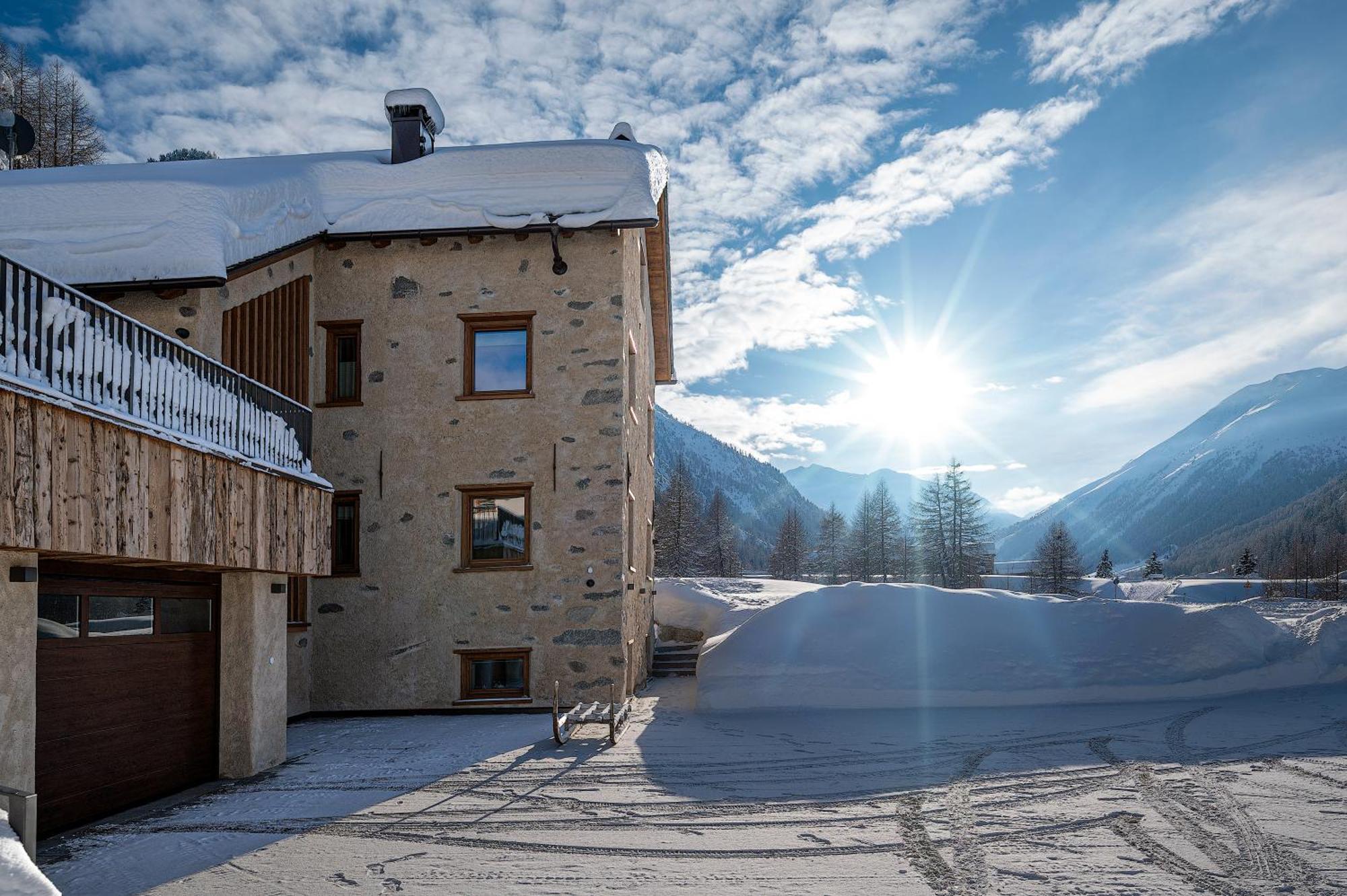 Chalet Aria Pura Лівіньо Екстер'єр фото